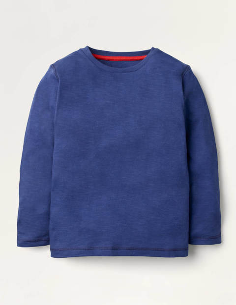 Superweiches Oberteil mit langen Ärmeln - Schuluniform-Navy Meliert Superweiches Oberteil mit langen Ärmeln - Schuluniform-Navy Meliert