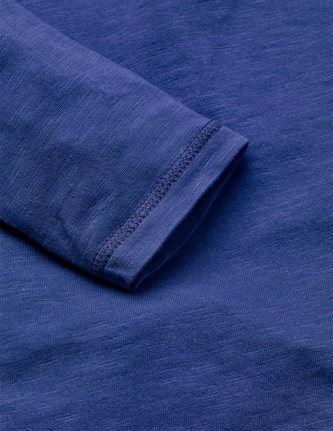 Superweiches Oberteil mit langen Ärmeln - Schuluniform-Navy Meliert Superweiches Oberteil mit langen Ärmeln - Schuluniform-Navy Meliert