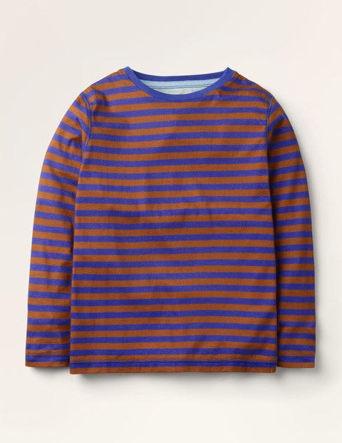Supersoft Long-sleeved T-shirt - Brilliant Blue/Butterscotch Supersoft Long-sleeved T-shirt - Brilliant Blue/Butterscotch