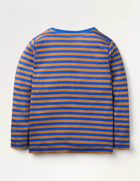 Supersoft Long-sleeved T-shirt - Brilliant Blue/Butterscotch Supersoft Long-sleeved T-shirt - Brilliant Blue/Butterscotch