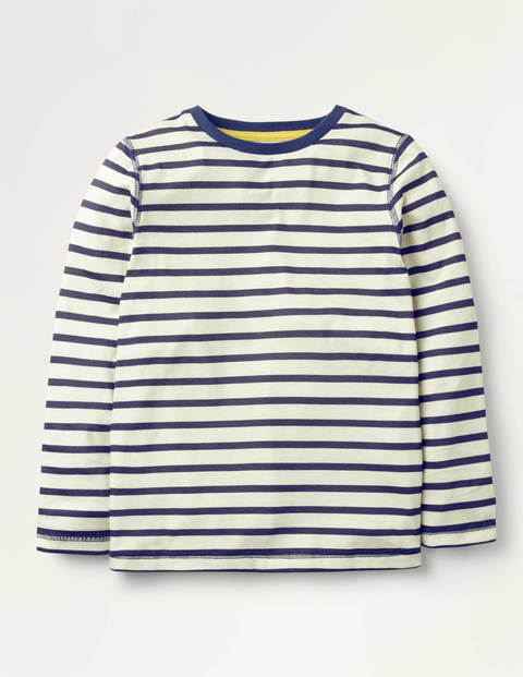 Supersoft Long-sleeved T-shirt - Ivory/College Navy Supersoft Long-sleeved T-shirt - Ivory/College Navy