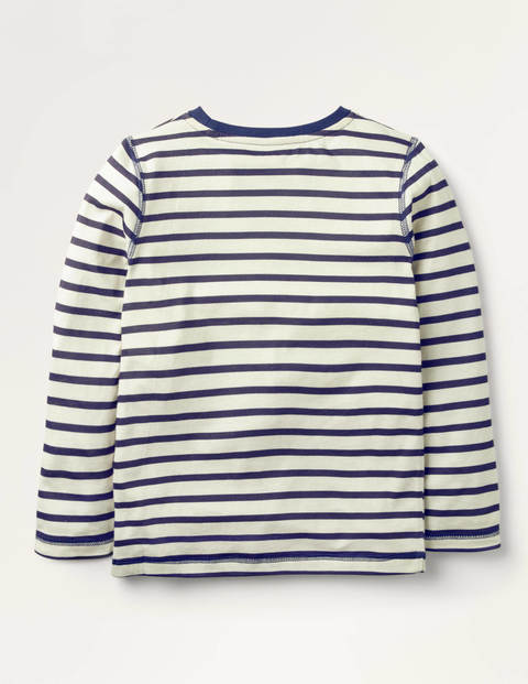 Supersoft Long-sleeved T-shirt - Ivory/College Navy Supersoft Long-sleeved T-shirt - Ivory/College Navy