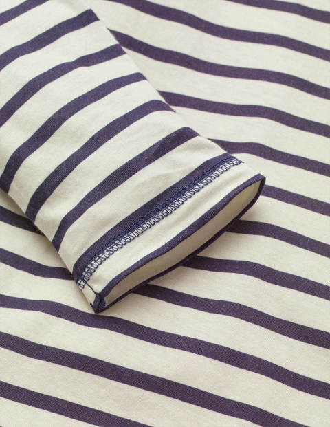Supersoft Long-sleeved T-shirt - Ivory/College Navy Supersoft Long-sleeved T-shirt - Ivory/College Navy