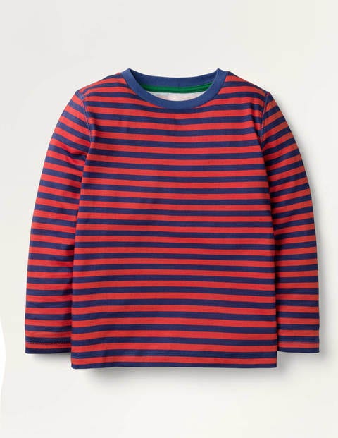 Supersoft Long-sleeved T-shirt - Rockabilly Red/Starboard Blue Supersoft Long-sleeved T-shirt - Rockabilly Red/Starboard Blue