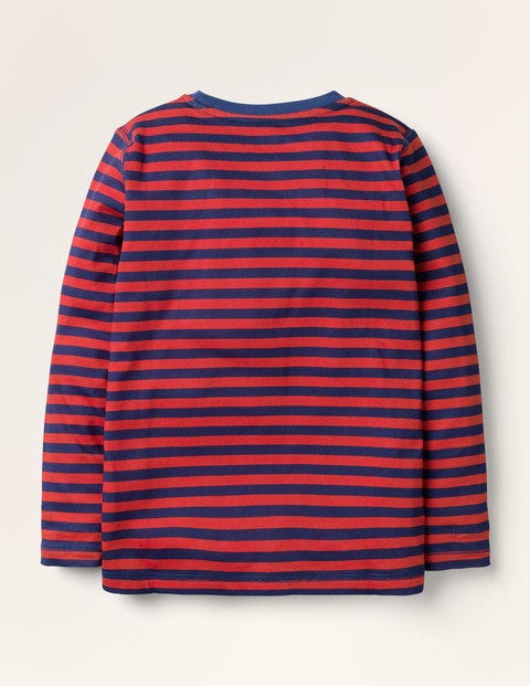 Supersoft Long-sleeved T-shirt - Rockabilly Red/Starboard Blue Supersoft Long-sleeved T-shirt - Rockabilly Red/Starboard Blue