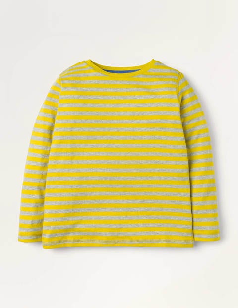 Supersoft Long-sleeved T-shirt - Mimosa Yellow/Grey Marl Supersoft Long-sleeved T-shirt - Mimosa Yellow/Grey Marl