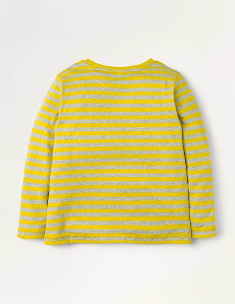 Supersoft Long-sleeved T-shirt - Mimosa Yellow/Grey Marl Supersoft Long-sleeved T-shirt - Mimosa Yellow/Grey Marl
