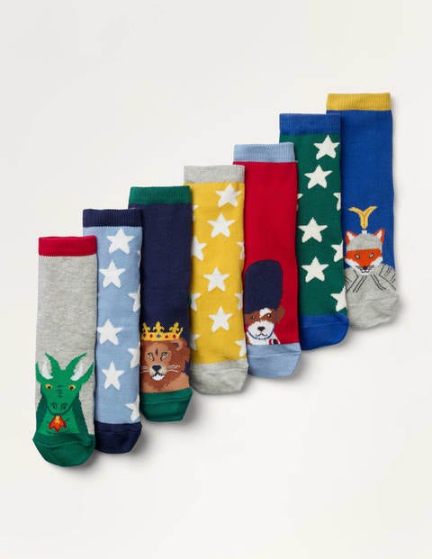 7 Pack Sock Box - Heraldry 7 Pack Sock Box - Heraldry