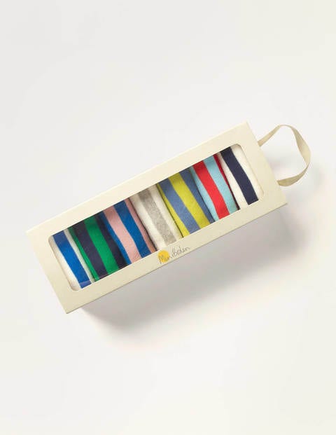7 Pack Sock Box - Multi Stripes 7 Pack Sock Box - Multi Stripes