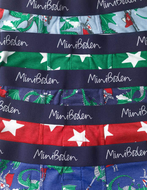 Boxers 5 Pack - Multi Dragons Boxers 5 Pack - Multi Dragons