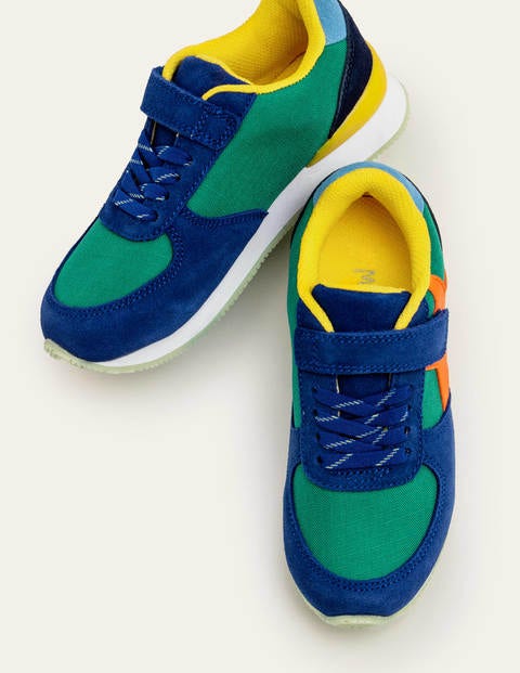 Suede Trainers - Forest Green Multi Suede Trainers - Forest Green Multi