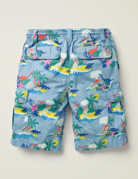Cargo Shorts - Wren Blue Dino Island Cargo Shorts - Wren Blue Dino Island