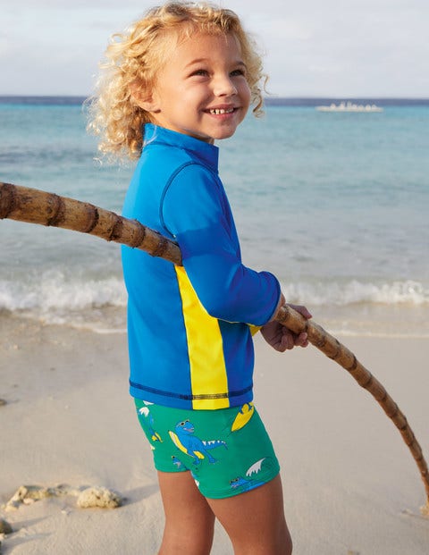 Rash Guard - Pool Blue/Yellow Rash Guard - Pool Blue/Yellow