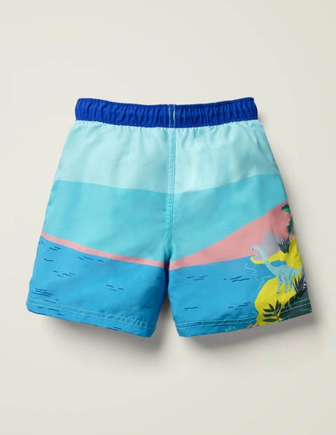 Badeshorts - Dinoinsel-Landschaft Badeshorts - Dinoinsel-Landschaft