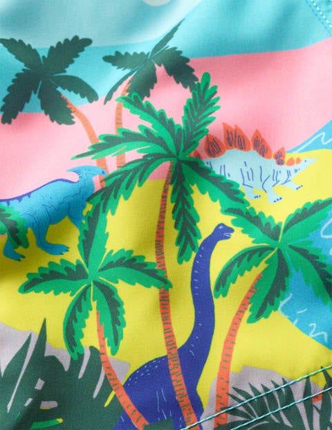 Badeshorts - Dinoinsel-Landschaft Badeshorts - Dinoinsel-Landschaft