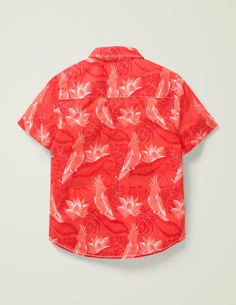 Vacation Shirt - Mallow Red Parakeet Palm Vacation Shirt - Mallow Red Parakeet Palm