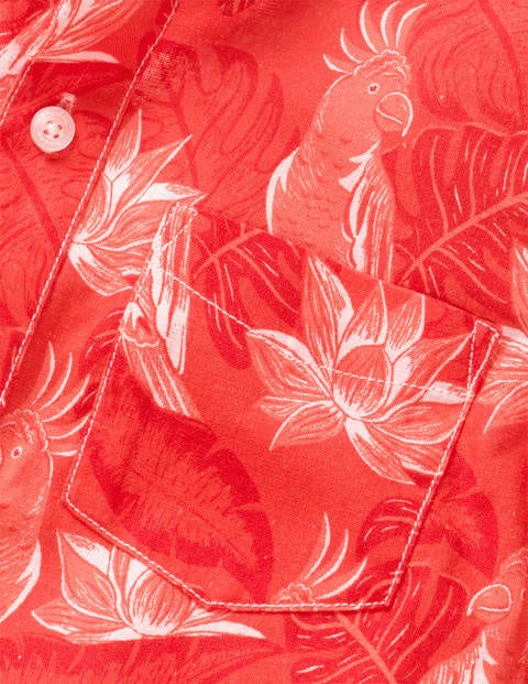 Vacation Shirt - Mallow Red Parakeet Palm Vacation Shirt - Mallow Red Parakeet Palm