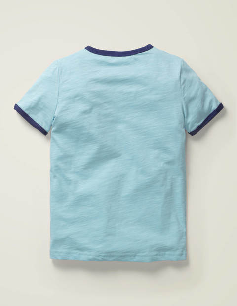 Graphic Sea Creature T-shirt - Light Celeste Blue Surf Patrol Graphic Sea Creature T-shirt - Light Celeste Blue Surf Patrol