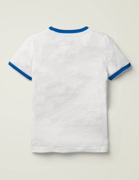 T-Shirt mit Meereskreaturenmotiv - Weiß, Kugelfisch T-Shirt mit Meereskreaturenmotiv - Weiß, Kugelfisch