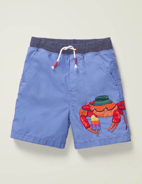 Fun Holiday Shorts - Seascape Blue Crab 