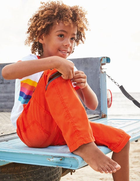 Zip-Off Techno Pants - Orange Sunset Zip-Off Techno Pants - Orange Sunset