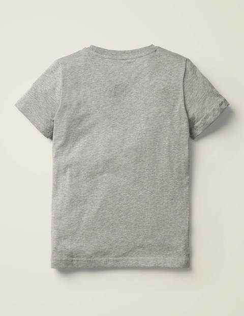 T-shirt à imprimé animal - Tortue gris chiné moyen T-shirt à imprimé animal - Tortue gris chiné moyen
