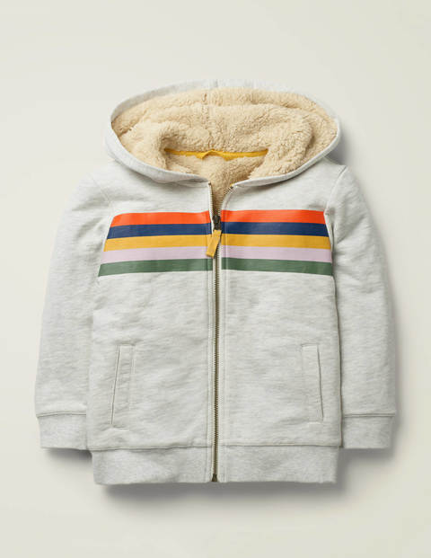 Bequemer Hoodie Mit Kuscheligem Futter - Hellbeige Meliert Bequemer Hoodie Mit Kuscheligem Futter - Hellbeige Meliert