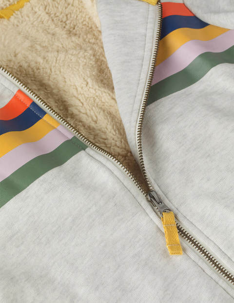 Bequemer Hoodie Mit Kuscheligem Futter - Hellbeige Meliert Bequemer Hoodie Mit Kuscheligem Futter - Hellbeige Meliert
