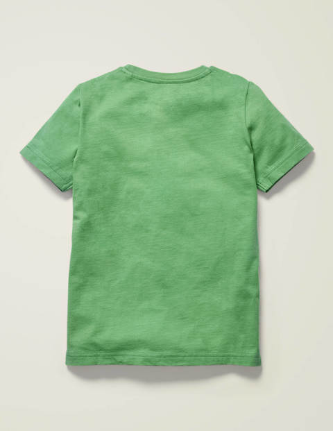 T-Shirt Mit Tierfaktenapplikation - Froschgrün, Giraffe T-Shirt Mit Tierfaktenapplikation - Froschgrün, Giraffe