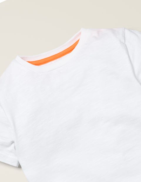 Superweiches Kurzärmliges T-Shirt - Weiß Superweiches Kurzärmliges T-Shirt - Weiß