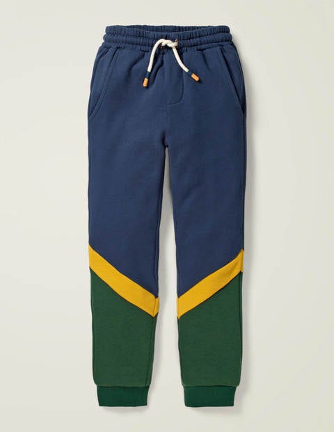 Cosy Colourblock Joggers - College Navy Cosy Colourblock Joggers - College Navy