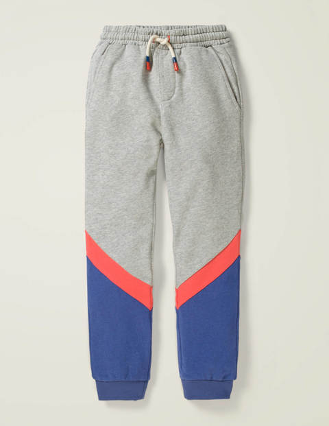 Cosy Colourblock Joggers - Grey Marl Cosy Colourblock Joggers - Grey Marl