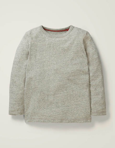 Superweiches Langärmliges T-Shirt - Grau Meliert Superweiches Langärmliges T-Shirt - Grau Meliert