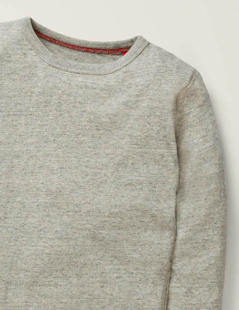 Superweiches Langärmliges T-Shirt - Grau Meliert Superweiches Langärmliges T-Shirt - Grau Meliert