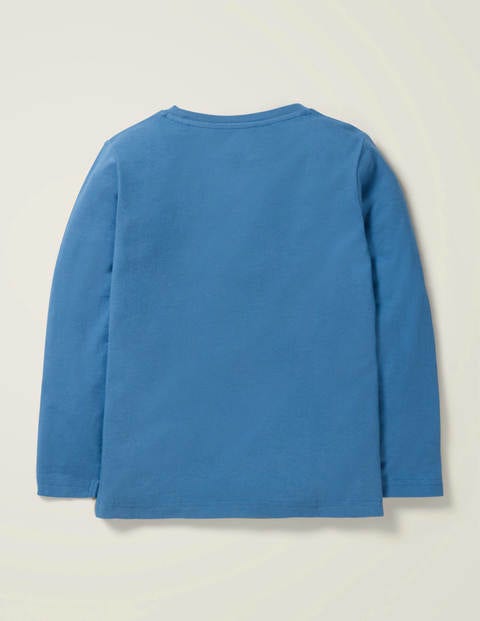 Novelty Long Sleeve T-Shirt - Sea Mist Blue Frog Novelty Long Sleeve T-Shirt - Sea Mist Blue Frog