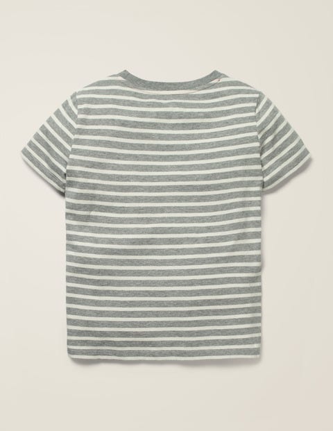 Retro Vehicle T-Shirt - Grey Marl/Ivory Retro Vehicle T-Shirt - Grey Marl/Ivory