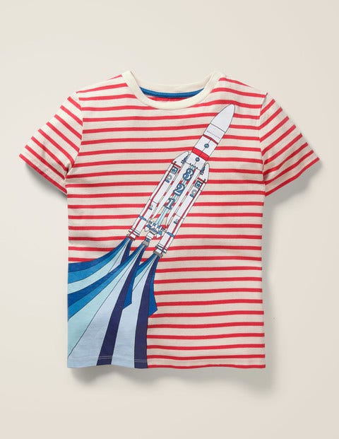 Retro Vehicle T-shirt - Ivory/Summer Poppy Retro Vehicle T-shirt - Ivory/Summer Poppy