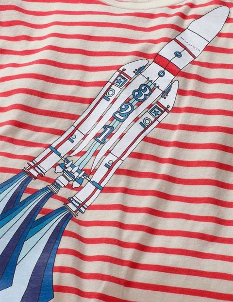 Retro Vehicle T-shirt - Ivory/Summer Poppy Retro Vehicle T-shirt - Ivory/Summer Poppy