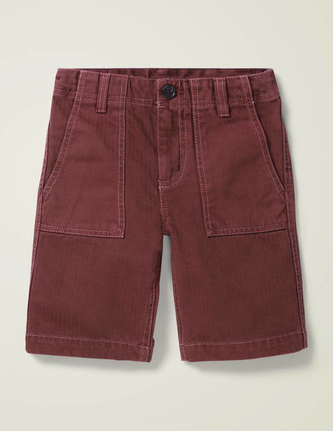Gärtnershorts - Rumrosinenrot Gärtnershorts - Rumrosinenrot