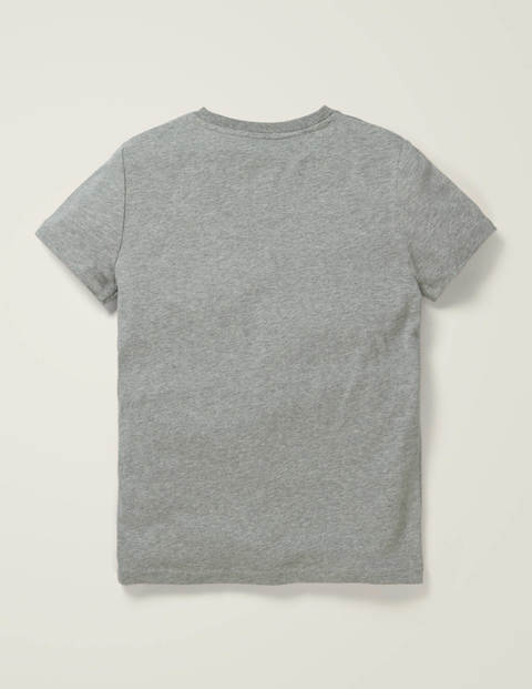 Photographic Animal T-Shirt - Mid Grey Jaspé Iguana Photographic Animal T-Shirt - Mid Grey Jaspé Iguana
