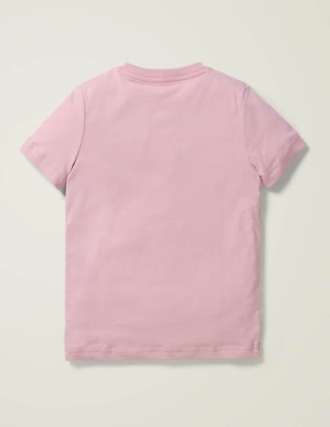T-Shirt Mit Meereskreaturmotiv - Helles Fliederrosa T-Shirt Mit Meereskreaturmotiv - Helles Fliederrosa