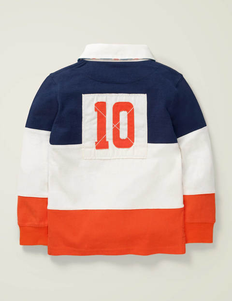 Rugby Shirt - College Navy/Orange Sunset Rugby Shirt - College Navy/Orange Sunset