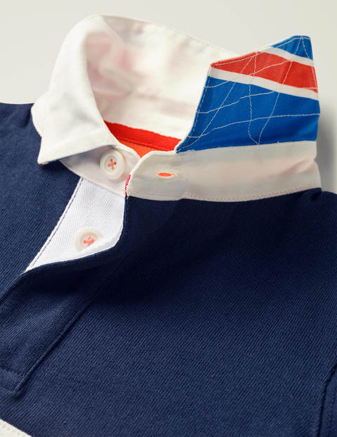 Rugby Shirt - College Navy/Orange Sunset Rugby Shirt - College Navy/Orange Sunset
