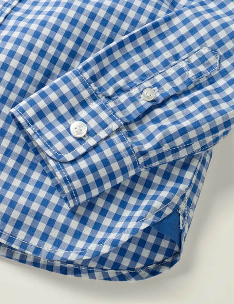 Chemise décontractée effet délavé - Vichy bleu ciel Chemise décontractée effet délavé - Vichy bleu ciel