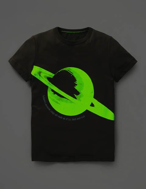Glowing Planet T-Shirt - Khaki Green Saturn Glowing Planet T-Shirt - Khaki Green Saturn