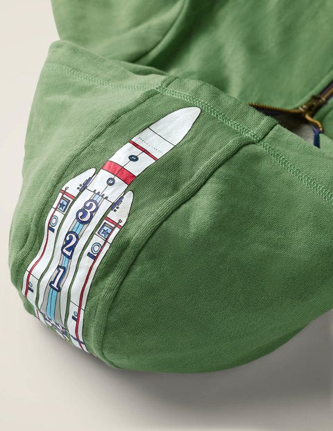 Cosy Out-Of-This-World Hoodie - Rosemary Green Cosy Out-Of-This-World Hoodie - Rosemary Green