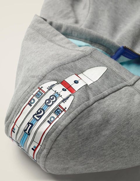 Cosy Out-Of-This-World Hoodie - Grey Marl Cosy Out-Of-This-World Hoodie - Grey Marl