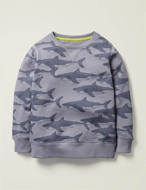 Under-The-Sea Sweatshirt - Blue Grey Sharks Under-The-Sea Sweatshirt - Blue Grey Sharks