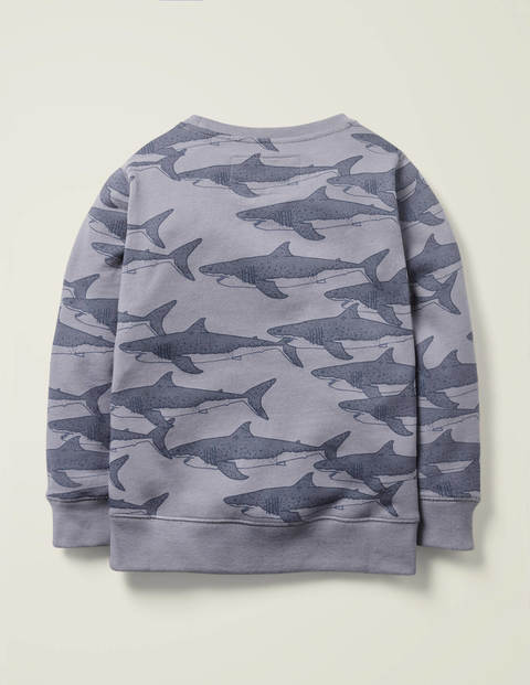 Under-The-Sea Sweatshirt - Blue Grey Sharks Under-The-Sea Sweatshirt - Blue Grey Sharks