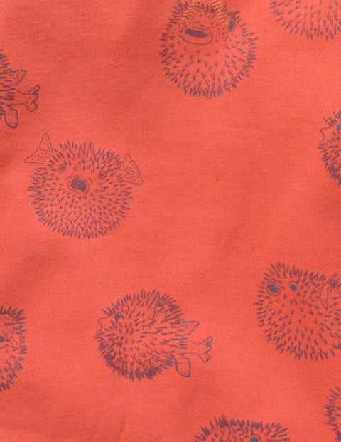 Under-The-Sea Sweatshirt - Fizzy Apricot Puffer Fish Under-The-Sea Sweatshirt - Fizzy Apricot Puffer Fish